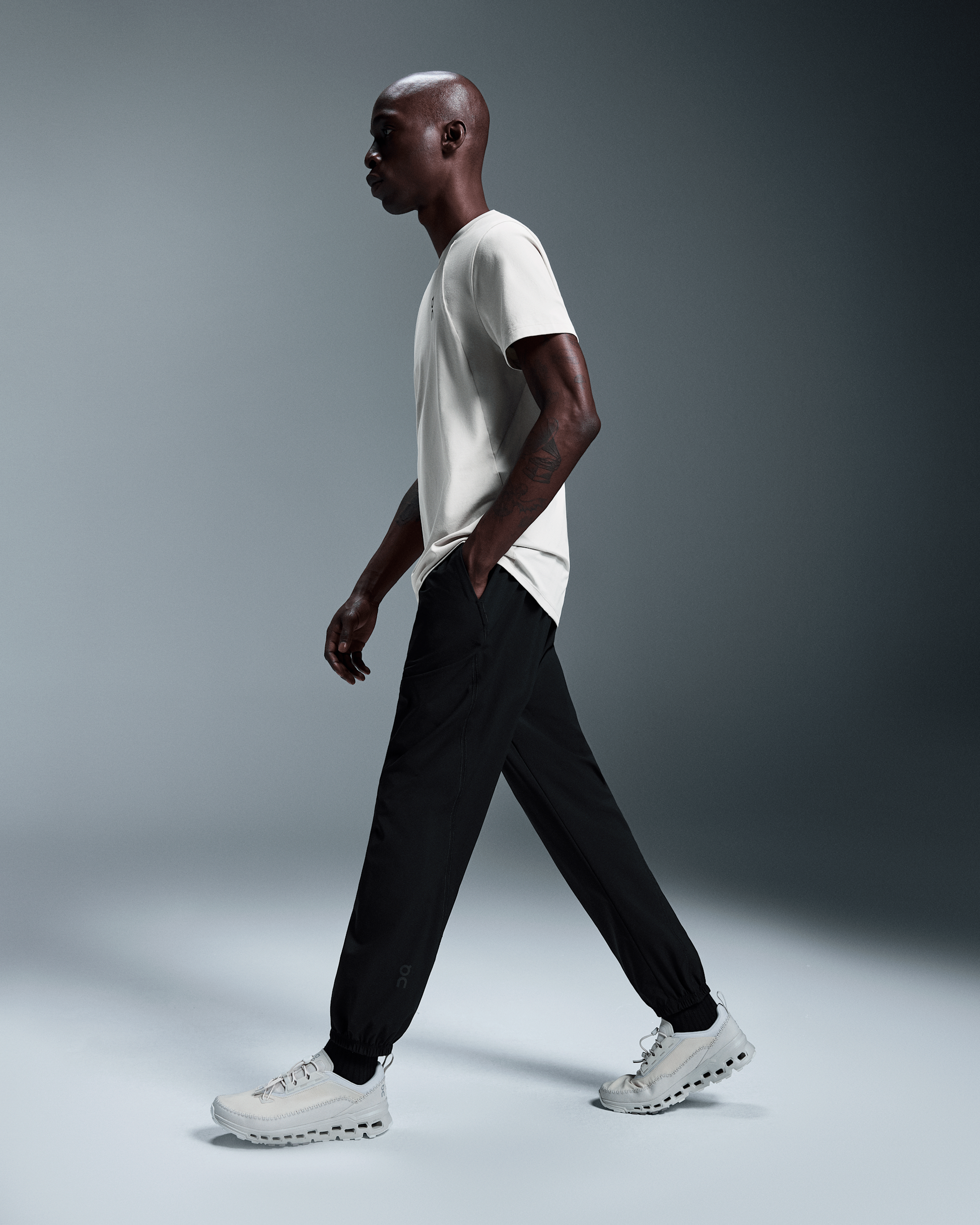 Pantalon Focus ON Running Noir — Sport Running Homme